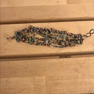 Multicolor Beaded Wrap Bracelet